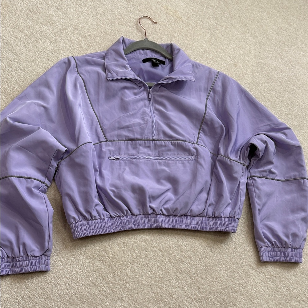Forever 21 Lavender Bomber Jacket